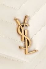 SAINT LAURENT YSL Loulou Small Quilted Leather Shoulder Bag white - Image 2