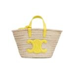 Celine Woven Basket Bag - Image 5