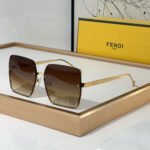 Fendi Butterfly Metal Frame Mirror Sunglasses Top quality