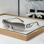 Dior One-piece Rimless Hollow-out Sunglasses  Top quality - Image 5