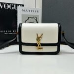 Saint Laurent YSL Solferino Canvas Box Bag - Image 4