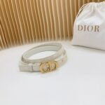 Dior double sided sheepskin with calf leather,  Women Belt 20MM - Image 7