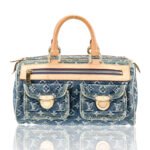 Louis Vuitton LV Monogram Neo Speedy Denim Shoulder Bag Handbag