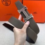 Hermes H Belt Buckle & Reversible Brown For Women, Women Belt 380MM - Image 4