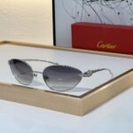 Cartier  Metal Cutout Frame  Sunglasses Top quality - Image 3