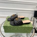 Gucci Double G leather sandals - Image 3