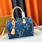 Louis Vuitton Speedy Bandoulière 25 Denim Handbag Crossbody Bag - Image 2