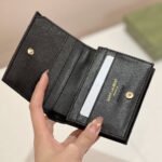 Saint Laurent YSL  Monogram Caviar Leather Wallet - Image 4