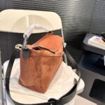 LOEWE Suede Puzzle Bag - Image 5