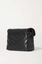 YSL SAINT LAURENT Loulou Toy quilted leather shoulder bag black - Image 4