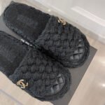 Chanel  All kinds of Woven Fabrics  Sandals Slide - Image 3