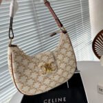 Celine Triomphe Canvas&Leather hand shoulder bag - Image 3