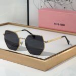 MIU MIU  Polygon slim Frame Sunglasses Top quality - Image 3