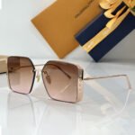 Louis Vuitton LV Lrregular Metal Frame Sunglasses Top Quality - Image 2