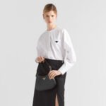 PRADA Calfskin Hobo Bag Shoulder Bag - Image 2