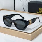 Versace  Mirror leg Logo Plate Frame Sunglasses Top Quality - Image 7