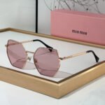 MIU MIU  Polygon slim Frame Sunglasses Top quality