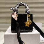 Dior Small Lady Bag – Lacquered Calfskin - Image 4