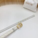 Dior double sided sheepskin with calf leather,  Women Belt 20MM - Image 8