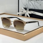 Dior  Plate Frame Elegant And Beautiful  sunglasses Top quality - Image 2