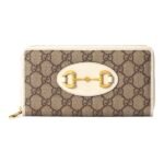 Gucci Unisex Gucci 1955 Horsebit Zip Around Wallet - Image 4