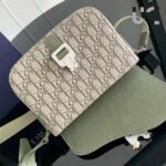 Dior Oblique Small Saddle Flap Messenger Bag - Image 3