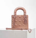DIOR Lady Dior Diamond Vine Pattern Handbag - Image 9
