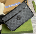 Gucci Classic Canvas Box Bag Handbag - Image 3