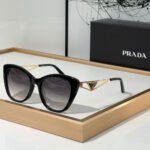Prada Mirror leg Hollowed Out Stereoscopic Logo  sunglasses Top quality - Image 6
