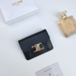 Celine Triomphe Leather card bag - Image 5