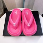 Chanel Thick-soled Beach Flip-flops Slide Sandal - Image 3