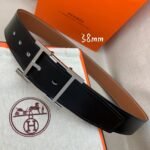 Hermes H Belt Buckle & Reversible Brown For Women, Women Belt 380MM