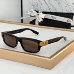 Dior Mirror Leg Stereoscopic Logo Acetate Fibre sunglasses Top quality - Image 5