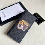 Gucci Unisex GG Supreme Printed Long Wallet - Image 11