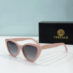 Versace  Mirror leg Logo Cat-eye Sunglasses Top Quality - Image 7