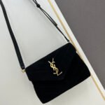 Saint Laurent LOULOU Quilted Suede Bag - Image 10