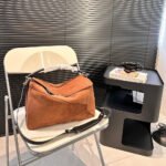 LOEWE Suede Puzzle Bag - Image 2