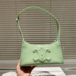 Celine Cuir Triomphe Relief Handbag - Image 6