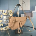 Dior Saddle Bag Matte Leather Shoulder Bag - Image 7