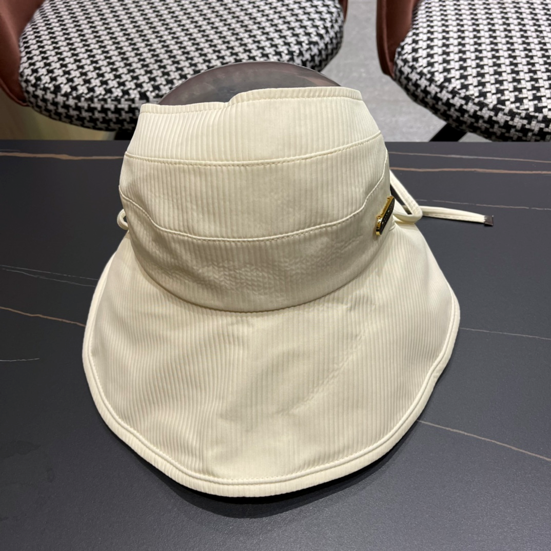 Miu Miu Japanese Casual UV Protection Empty Top Hat  Sunhat