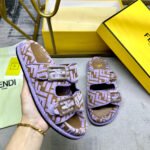 Fendi Feel cotton fibre slides - Image 4