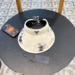 Prada Chinese Style ink Painting Empty Top Hat Sunhat - Image 2