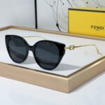 Fendi Slim Metal Mirror legs Sunglasses Top quality - Image 6