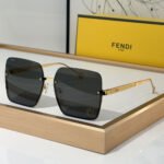 Fendi Butterfly Metal Frame Mirror Sunglasses Top quality - Image 5