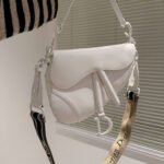 Dior Saddle Bag Matte Leather Shoulder Bag - Image 12
