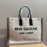Saint Laurent YSL  Rive Gauche canvas tote bag - Image 3