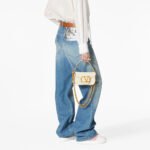 VALENTINO GARAVANI V Logo Baguette Shoulder Bag Ladies MINILOCO Calfskin Bag - Image 2