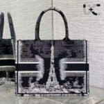 Dior Book Tote Paris Medium Bag - Image 8