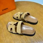 Hermès Chypre leather sandals - Image 6