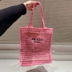 Prada Grass Woven Shoulder Bag Handbag - Image 11